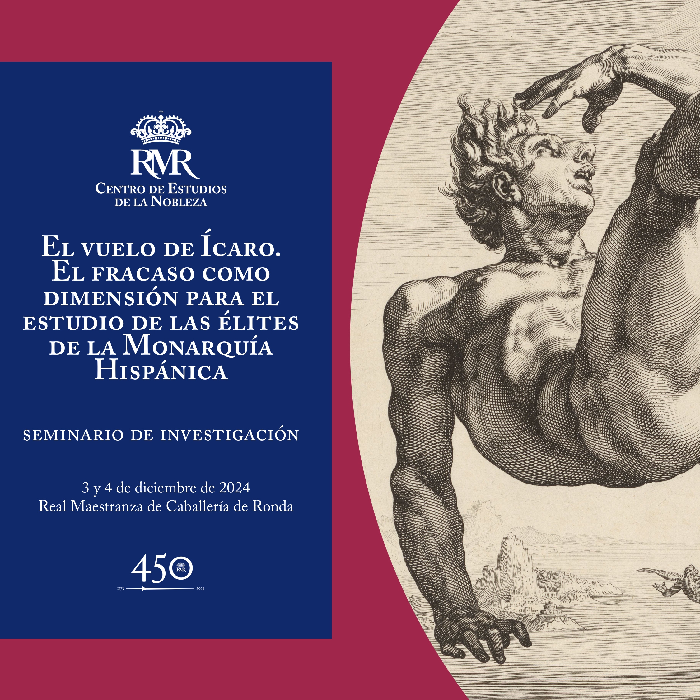 Seminario de investigación "El vuelo de Ícaro. El fracaso como dimensión para el estudio de las élites de la Monarquía Hispánica"